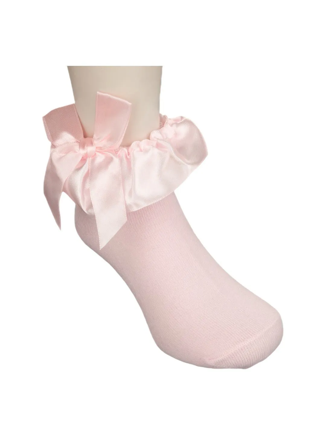 Charming Baby Bow-Knot Socks Set – Pink and White Combo