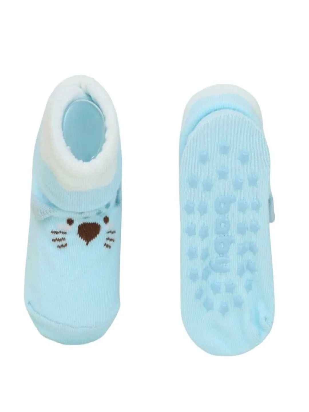 Charming Critters Anti-Skid Socks Set for Baby Boys