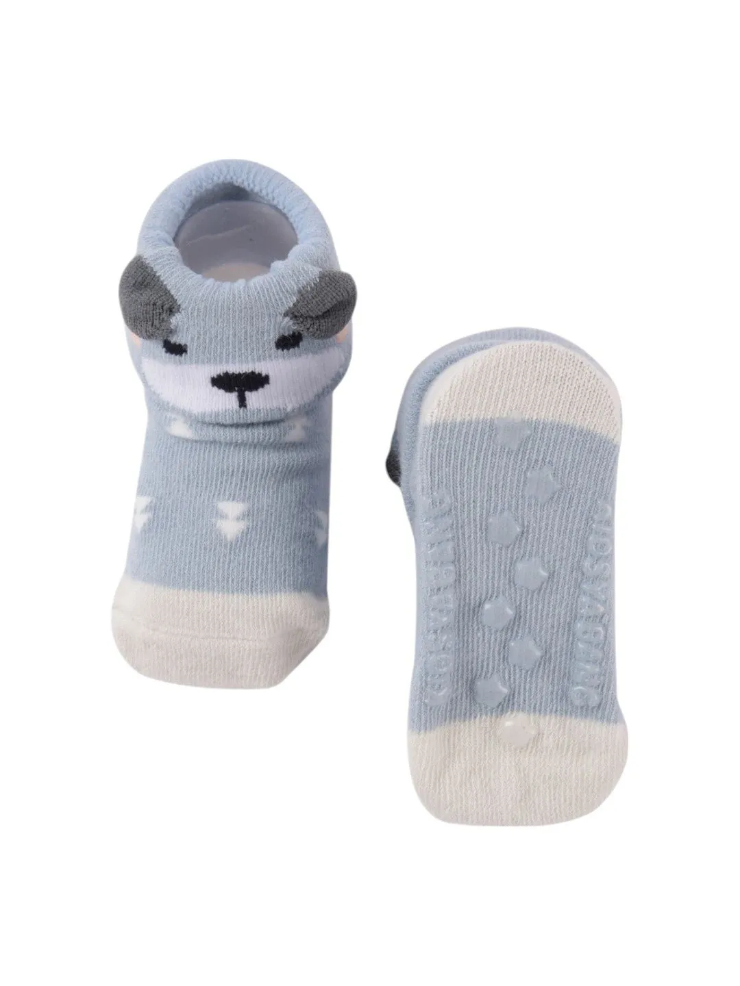 Charming Puppy Baby Socks with Cute Ears for Boys