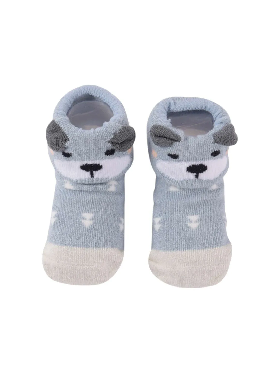 Charming Puppy Baby Socks with Cute Ears for Boys