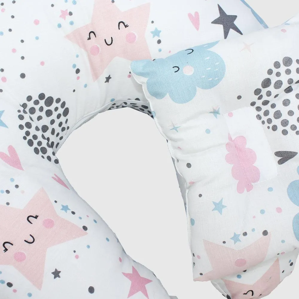 Cloudy Stars Nursing Pillow