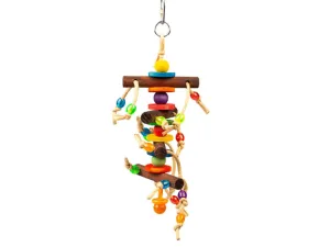 Colourful hanger - wooden blocks & toys 28x10,2x6cm Multicolour