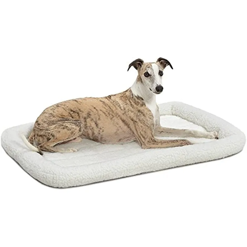 Comfortable Bolster Pet Bed for Dogs & Cats | Ultra soft Synthetic fur