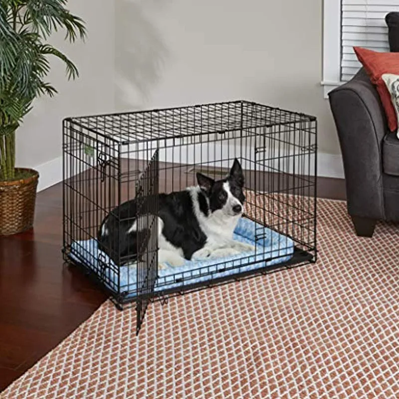 Comfortable Bolster Pet Bed for Dogs & Cats | Ultra soft Synthetic fur