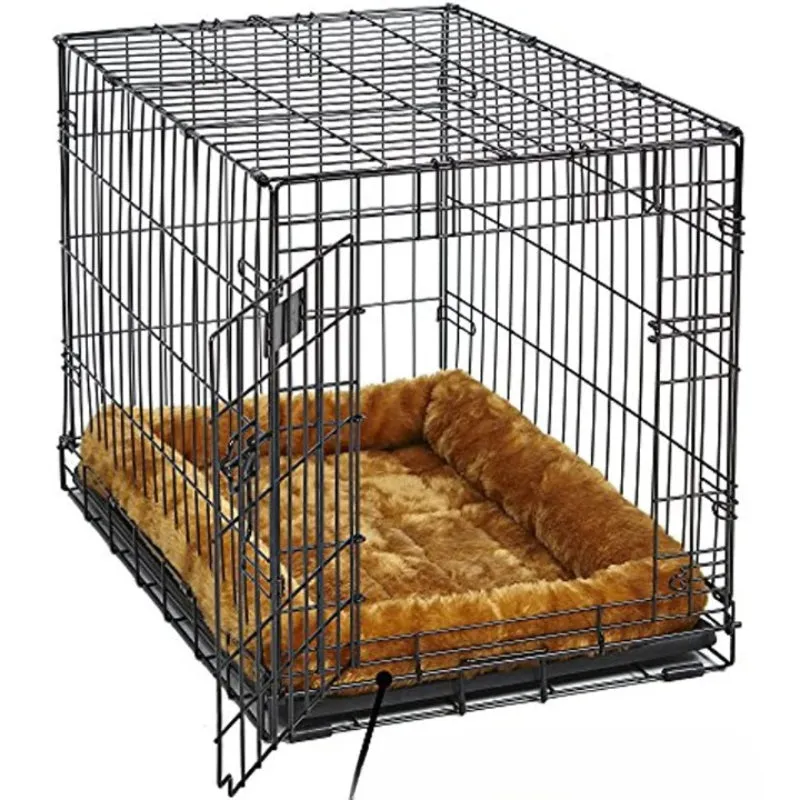 Comfortable Bolster Pet Bed for Dogs & Cats | Ultra soft Synthetic fur