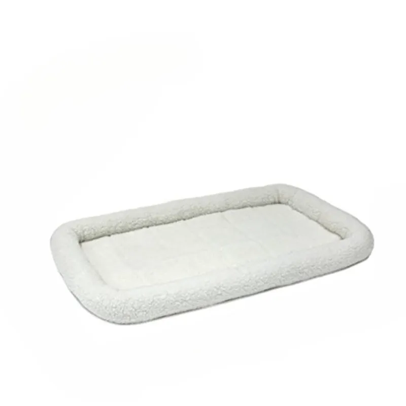Comfortable Bolster Pet Bed for Dogs & Cats | Ultra soft Synthetic fur