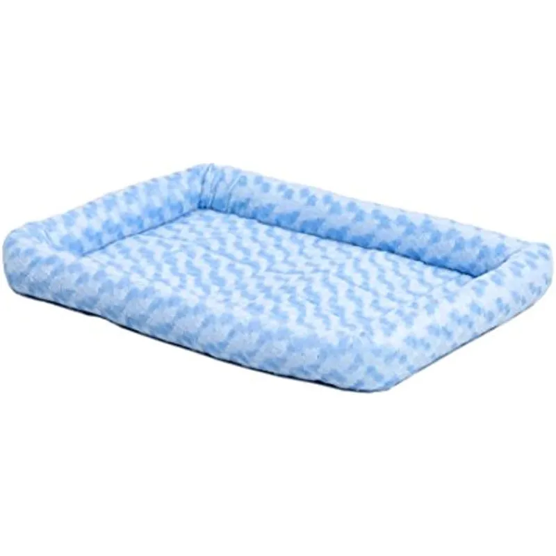 Comfortable Bolster Pet Bed for Dogs & Cats | Ultra soft Synthetic fur