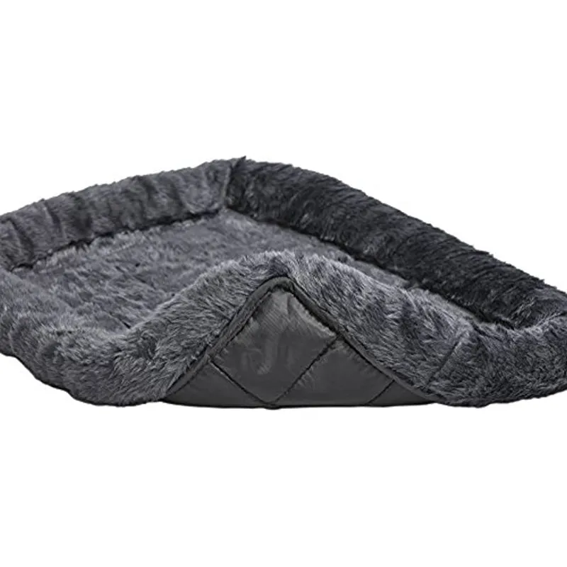 Comfortable Bolster Pet Bed for Dogs & Cats | Ultra soft Synthetic fur