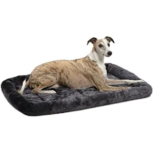 Comfortable Bolster Pet Bed for Dogs & Cats | Ultra soft Synthetic fur