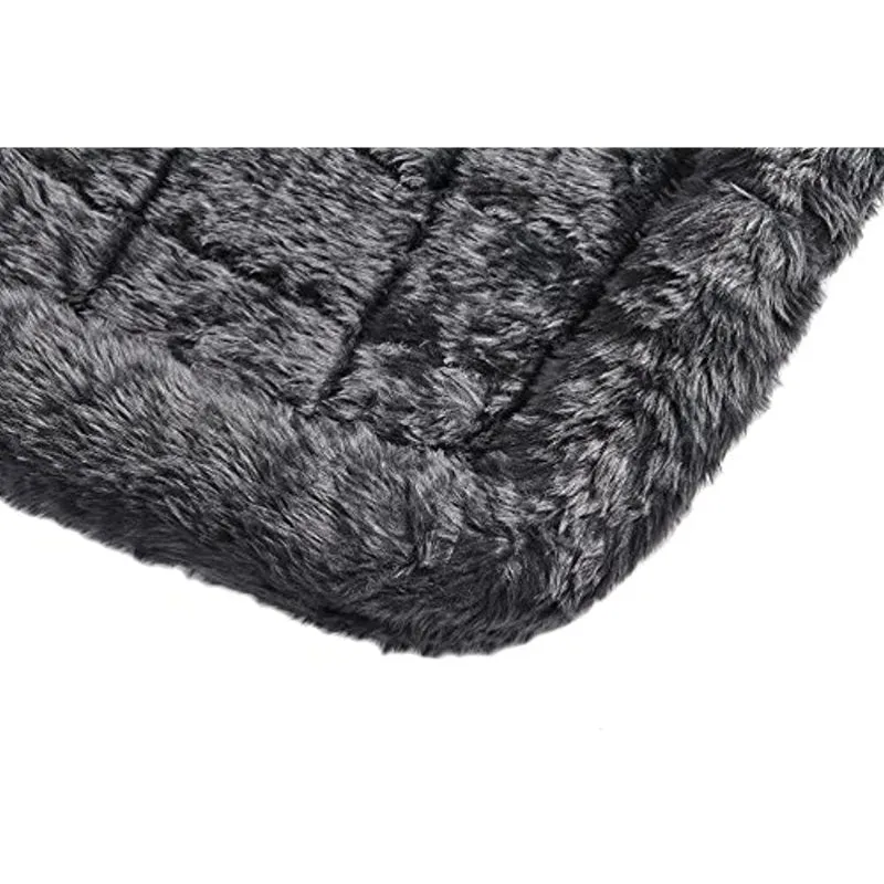 Comfortable Bolster Pet Bed for Dogs & Cats | Ultra soft Synthetic fur