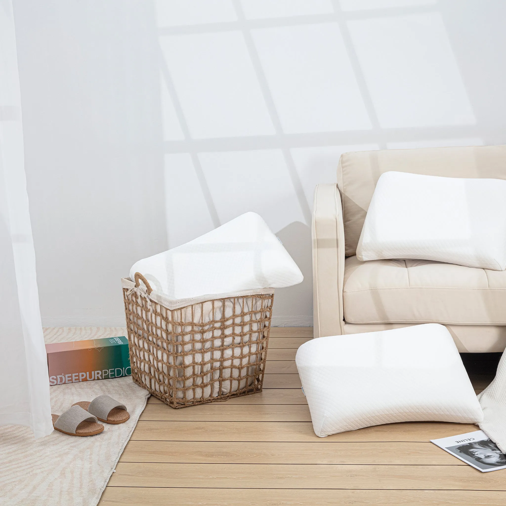 Comfy Curved Memory Foam Pillow for Neck
