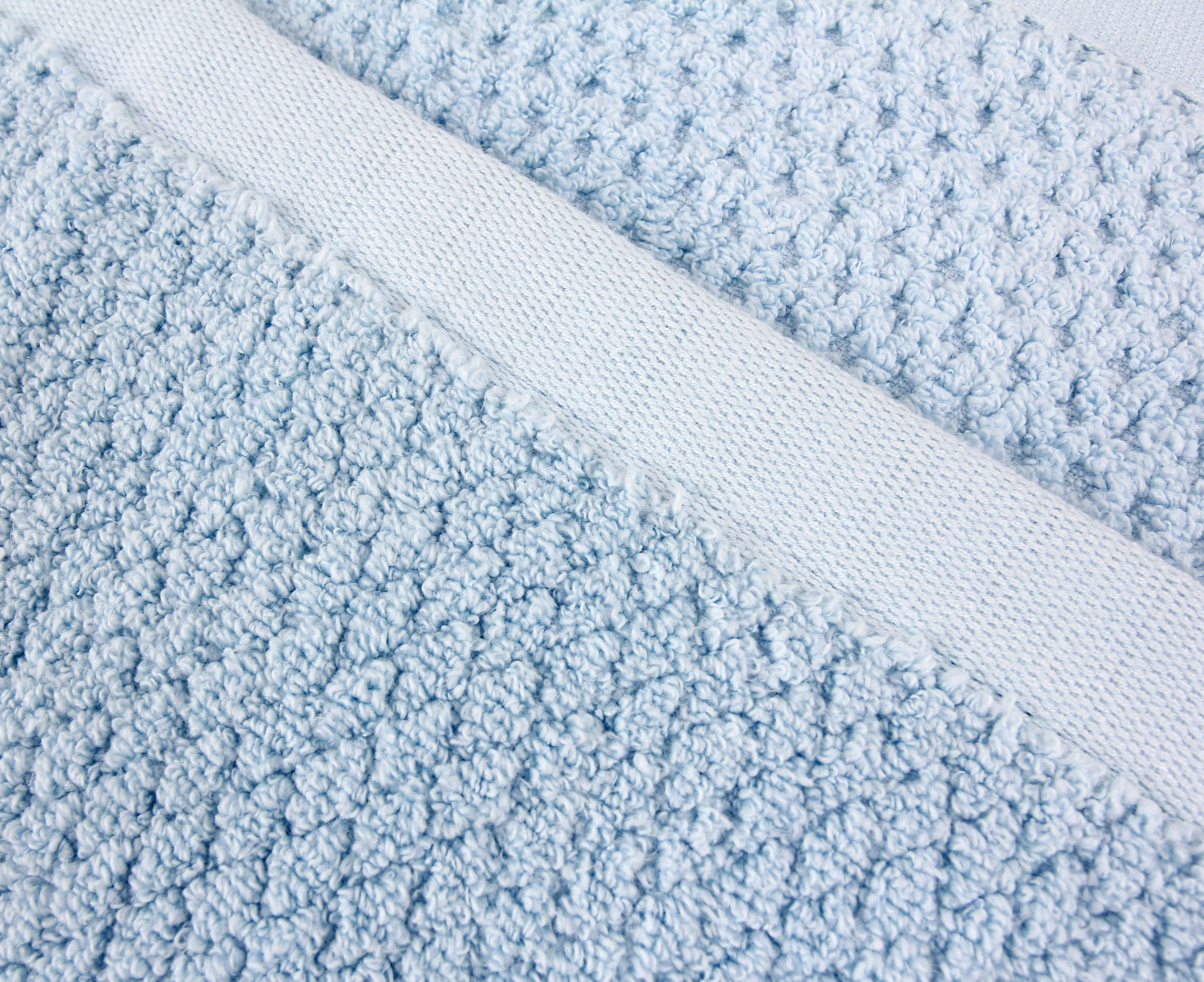 Diamond Jacquard Bath Towel - 1 Piece, Aquamarine