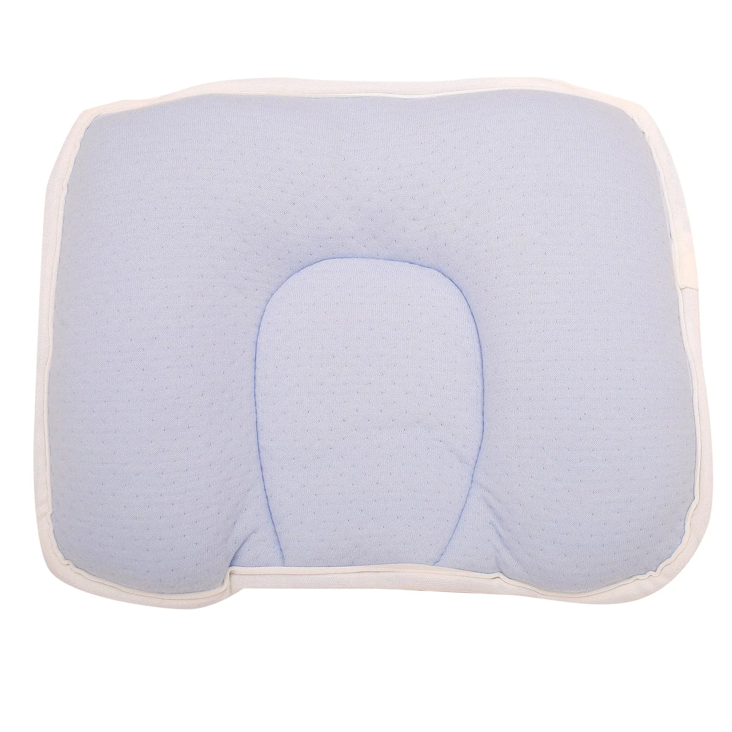 Dino Blue Cotton Baby Pillow