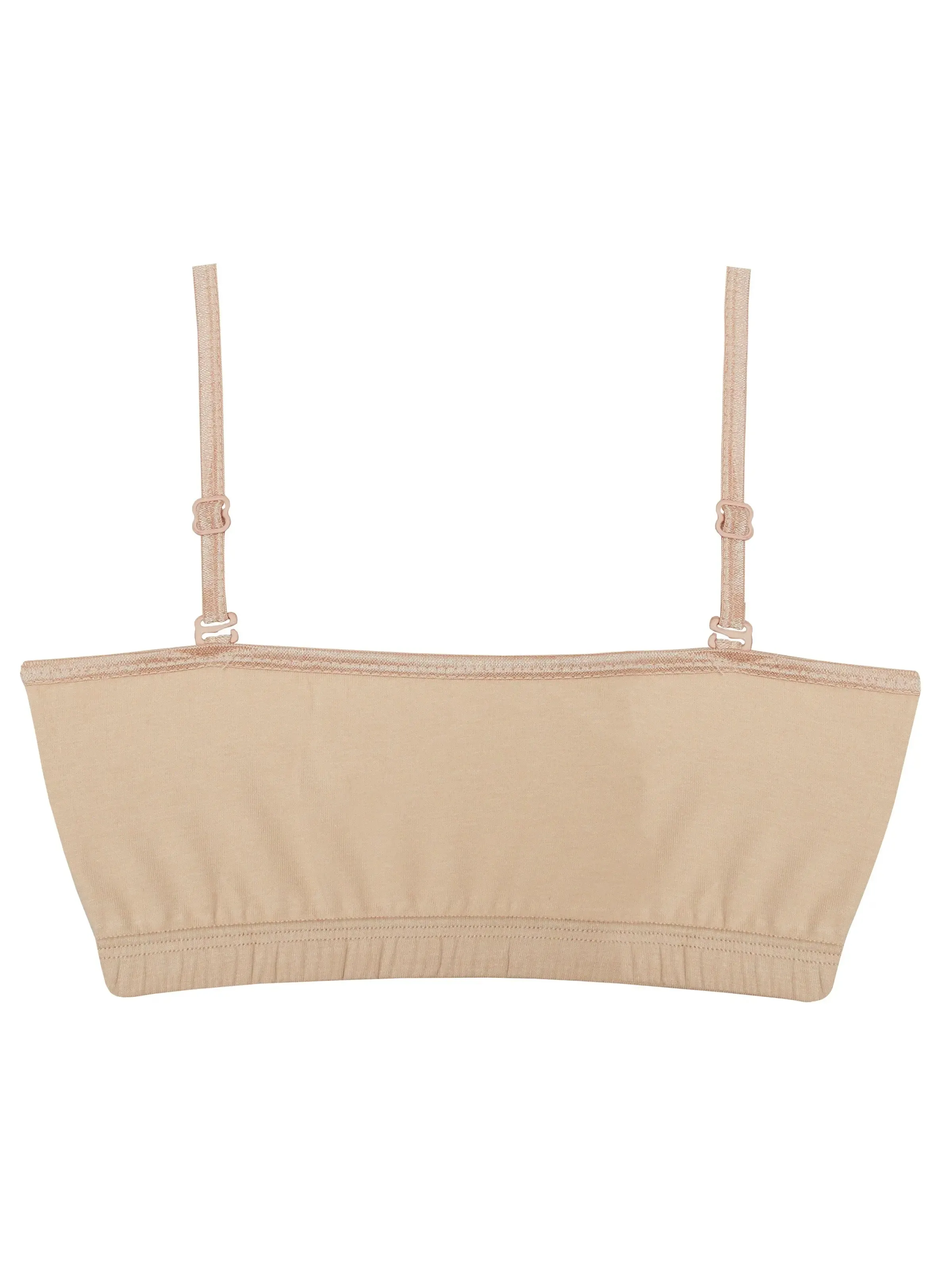 Double-Layer Thin Strap Cotton Gym Bra | Non-Padded Beginner Bra | Solid Bra Pack-of-2