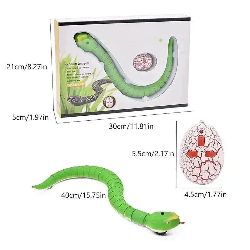 Electric Cat Snake Toy with Remote Control