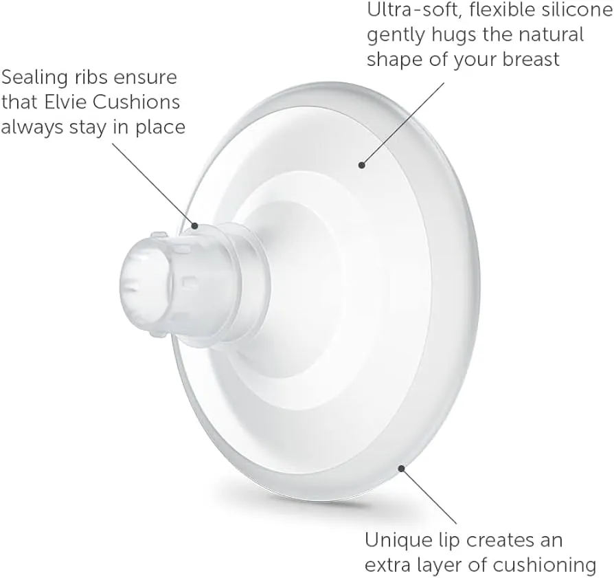 Elvie Pump / Elvie Stride Nipple Cushions - L 19mm (2 pack)