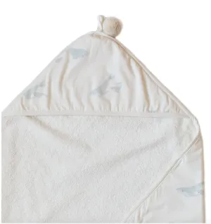 Follow Me Hooded Towel, Whale