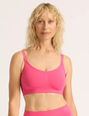 Full Bust Wireless Bra - BCAM Pink