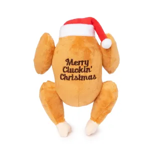 FuzzYard Christmas Merry Cluckin Christmas Soft Dog Toy Large