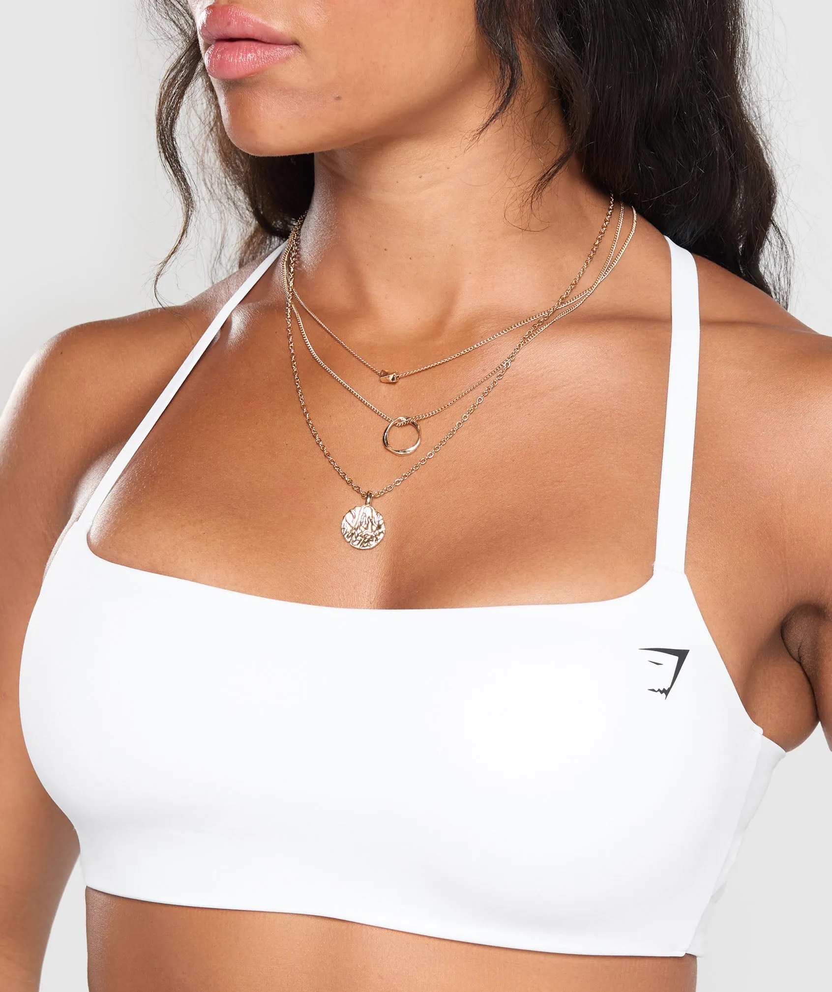 Gymshark Cross Back Bra - White