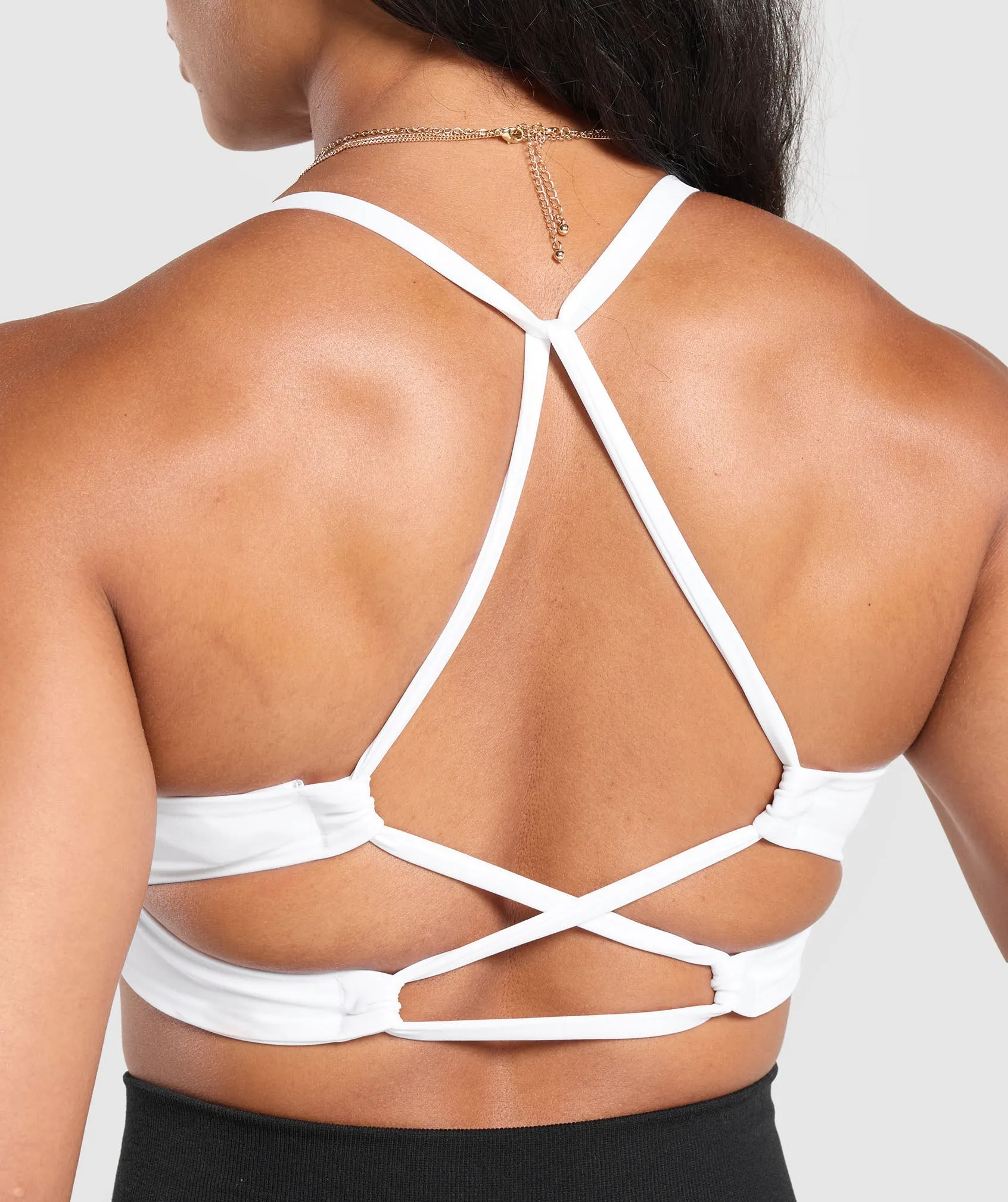 Gymshark Cross Back Bra - White