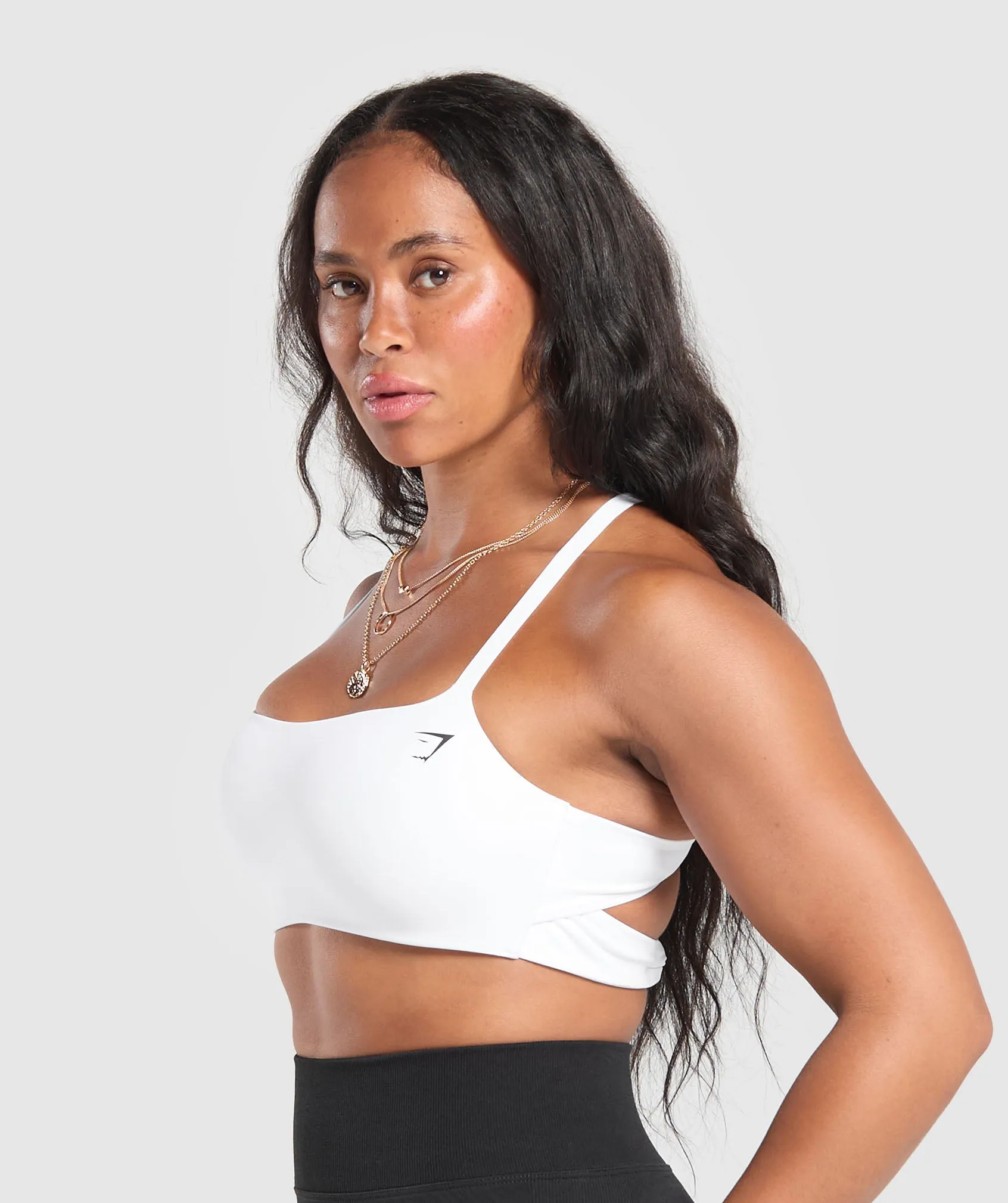 Gymshark Cross Back Bra - White