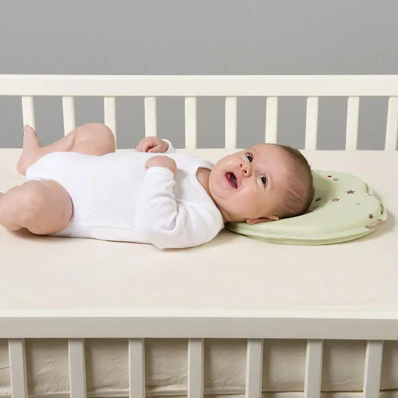 Head Shaping Baby Nursing Pillow Anti Roll Memory