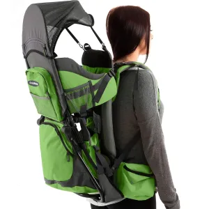 Hiking Baby Carrier Backpack - Comfortable Baby Backpack Carrier - Toddler Hiking Backpack Carrier - Child Carrier Backpack System with Diaper Change Pad, Insulated Pocket   Rain and Sun Hood
