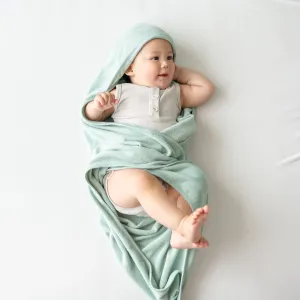 Hooded Bath Towel in Sage