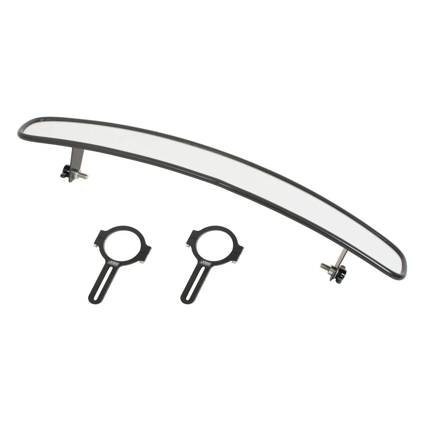 JOES 17" Wide Angle Rear View Mirror Kit - 1-3/4"