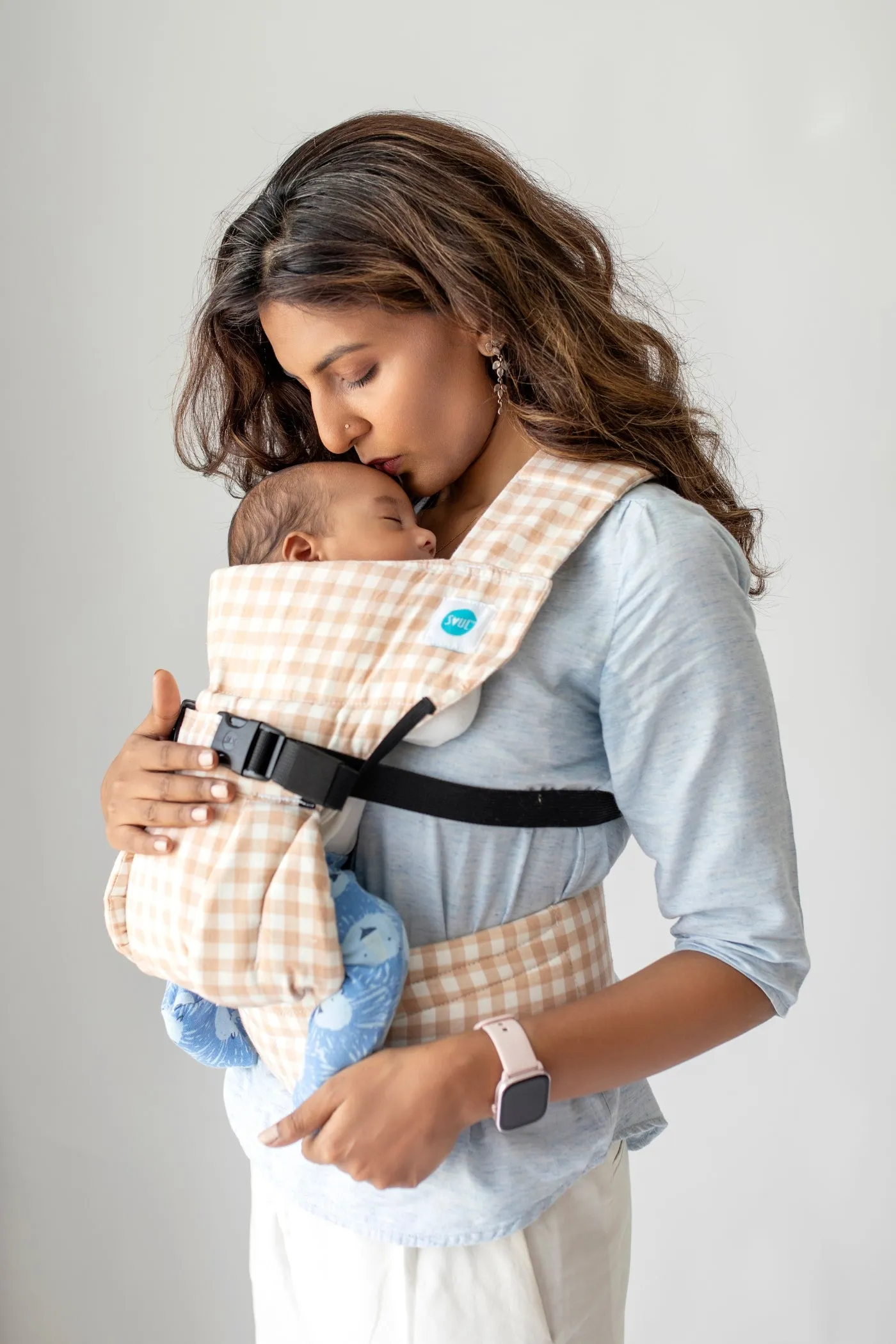 Lali Baby Carrier | 0-2y | Beige Checks