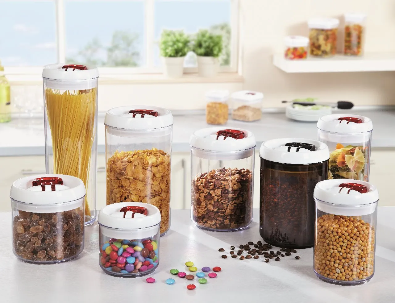LEIFHEIT Fresh & Easy Storage Container Round 900ml L31200