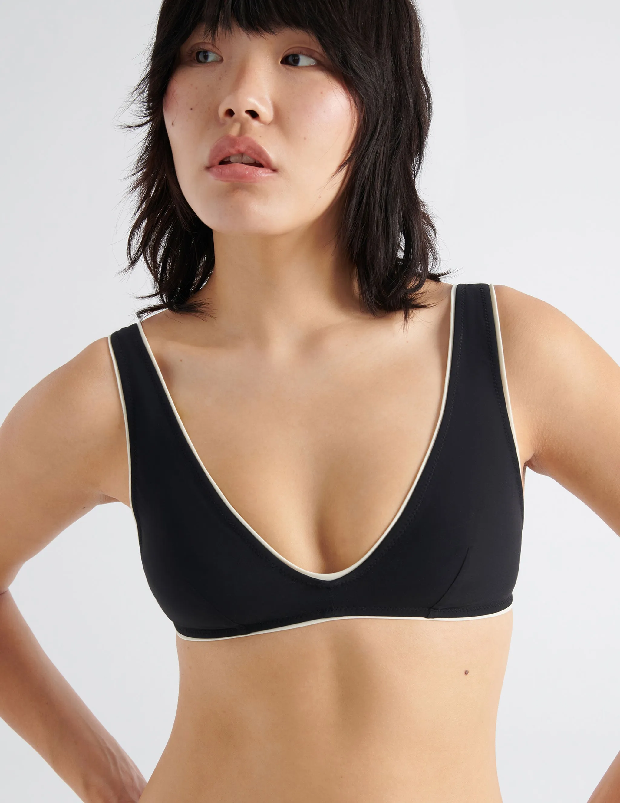Lucien Bikini Top Black