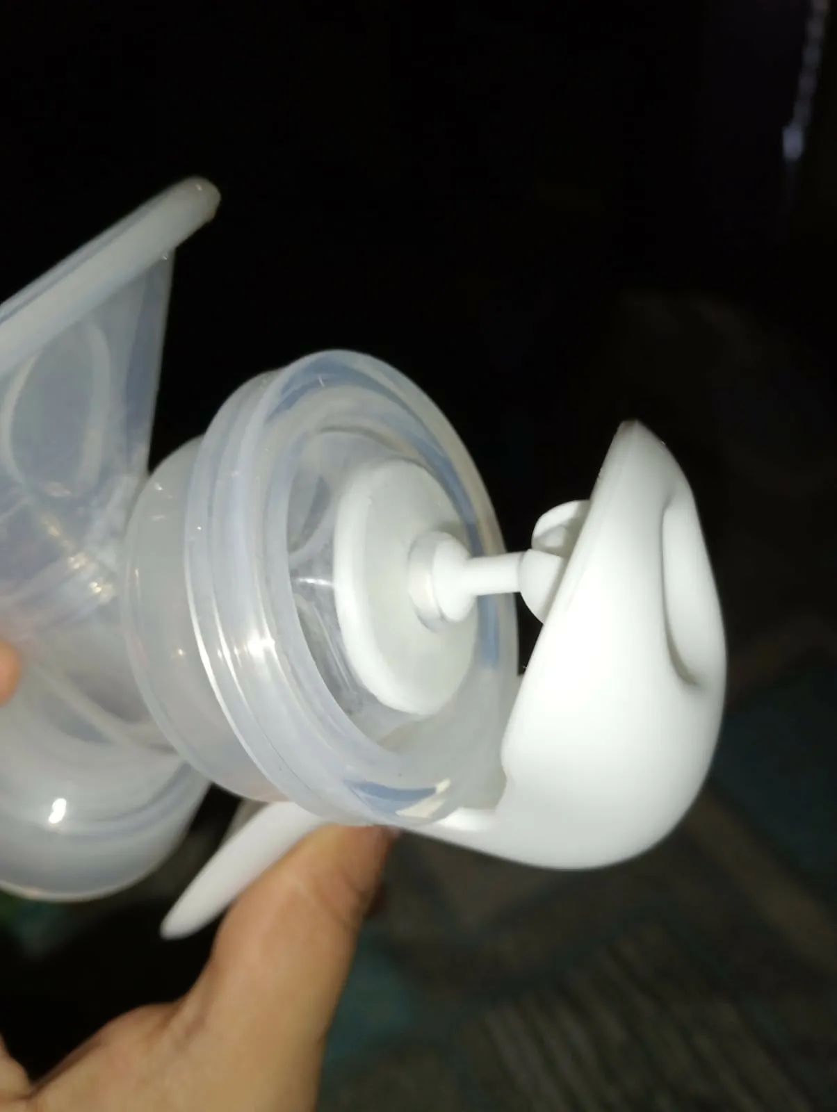 LUVLAP Adore Manual Breast Pump with 3 Bottles