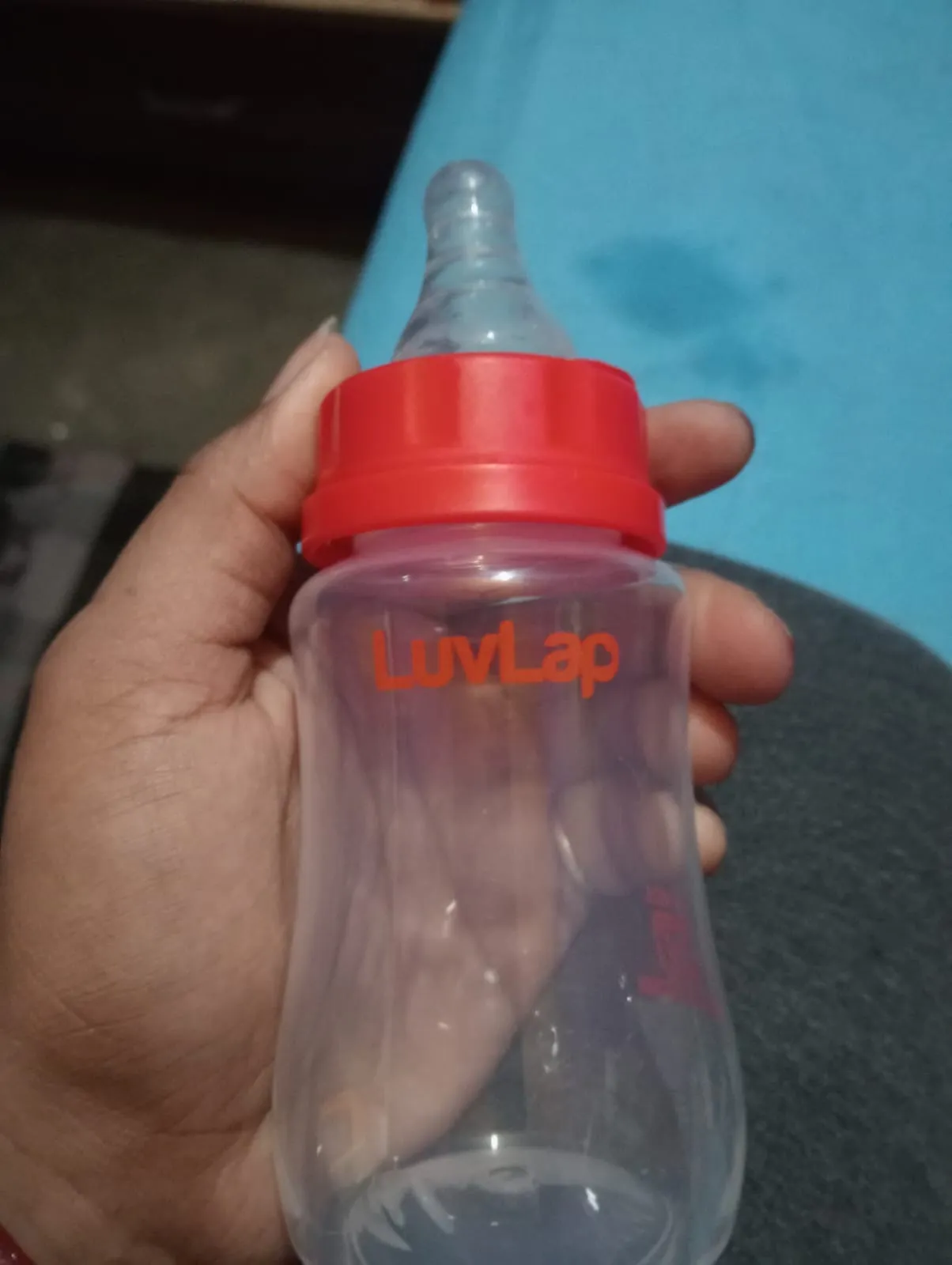 LUVLAP Adore Manual Breast Pump with 3 Bottles