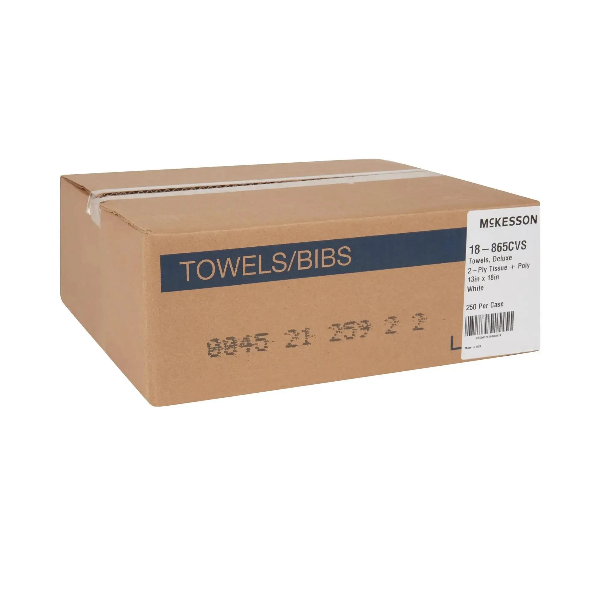 McKesson Deluxe White Procedure Towel, 13 x 18 Inch