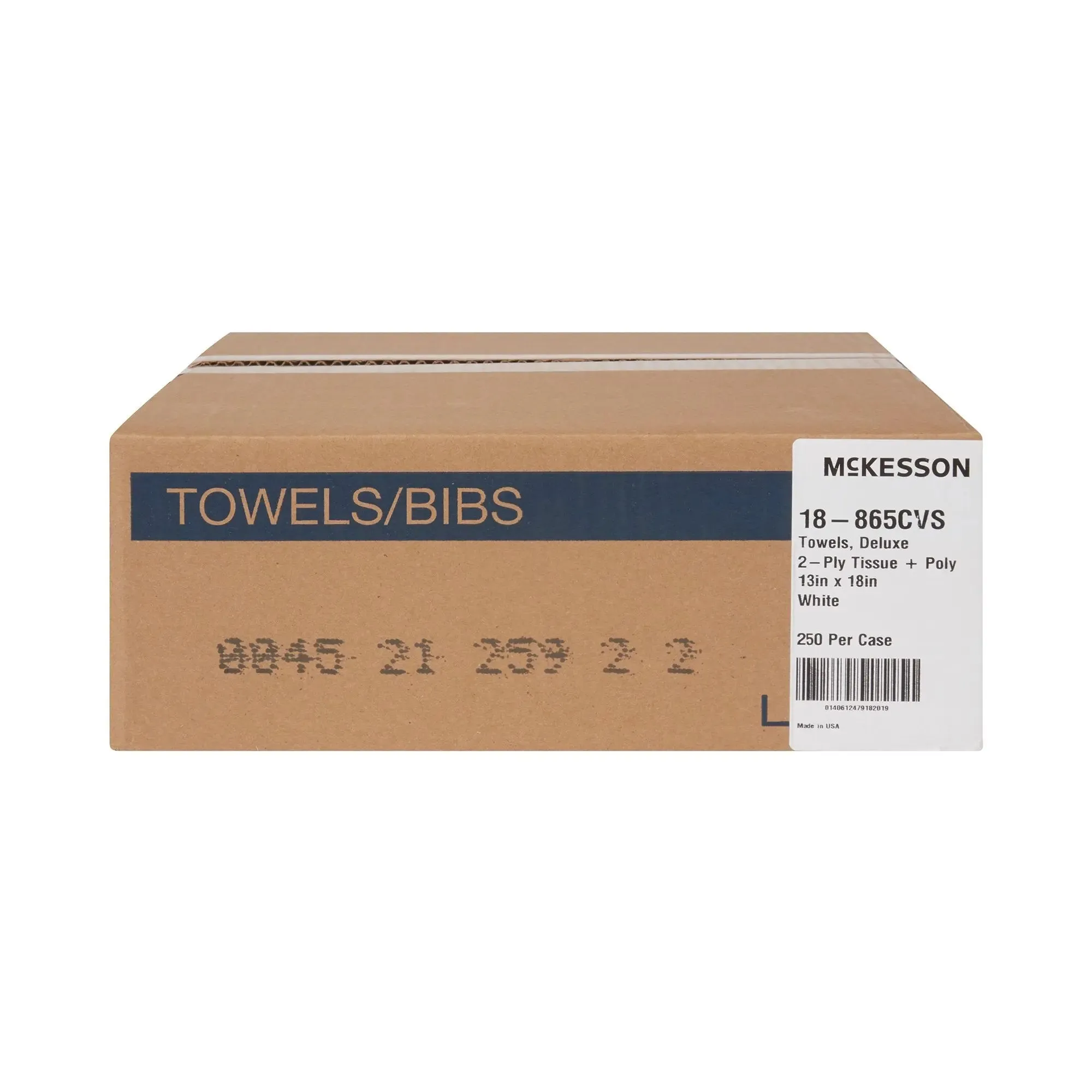 McKesson Deluxe White Procedure Towel, 13 x 18 Inch