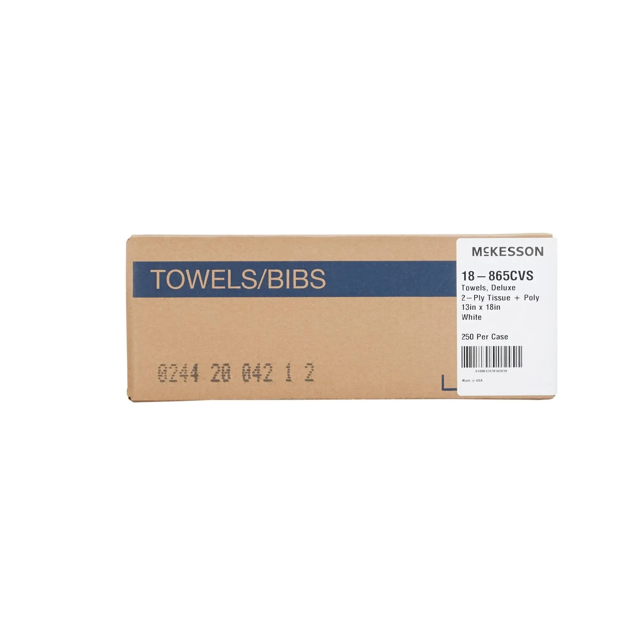 McKesson Deluxe White Procedure Towel, 13 x 18 Inch