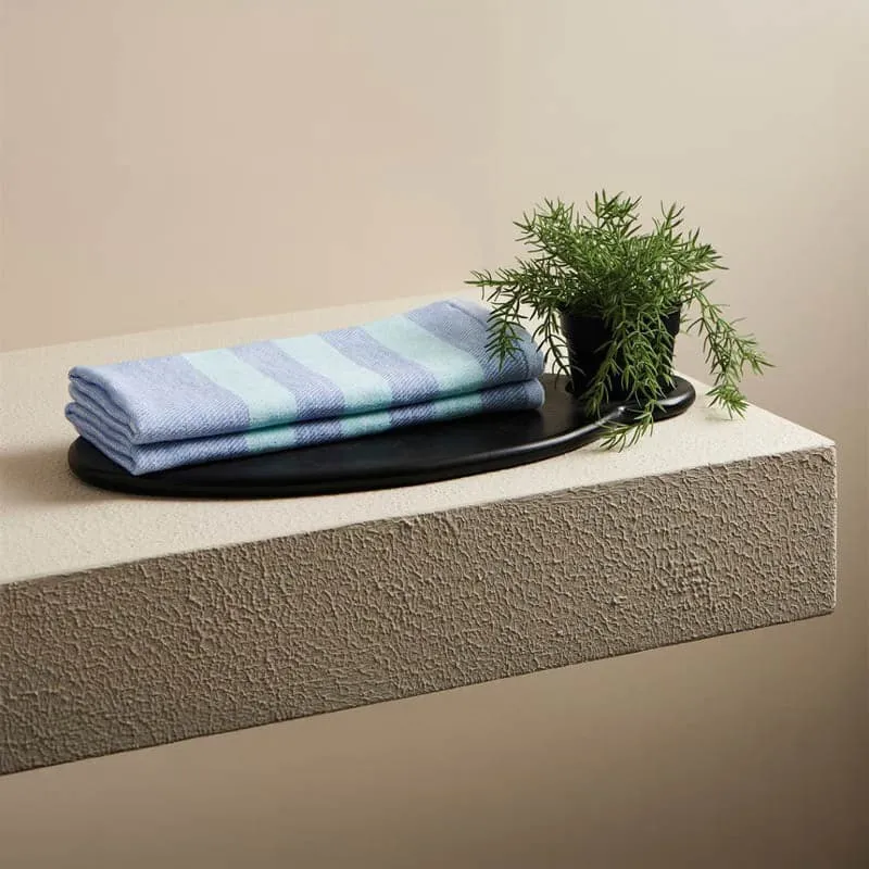Mirage Stripe Hand Towel - Set Of Two