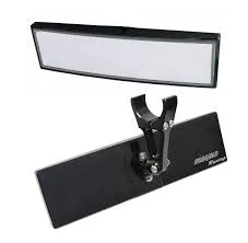 ModQuad Billet Rear View Mirror - Single Clamp Black - CanAm