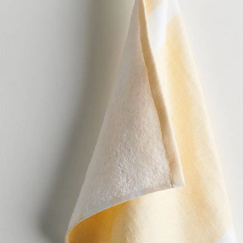 Nash Cotton Terry Hand Towel (Melon) - Set Of Two