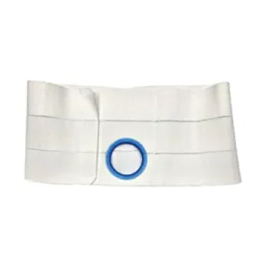 Nu-Hope Support Belt, Original Flat Panel, 4" Stoma, 6" Wide, Left, 1" From Bottom, Large (36" to 41" Waist)