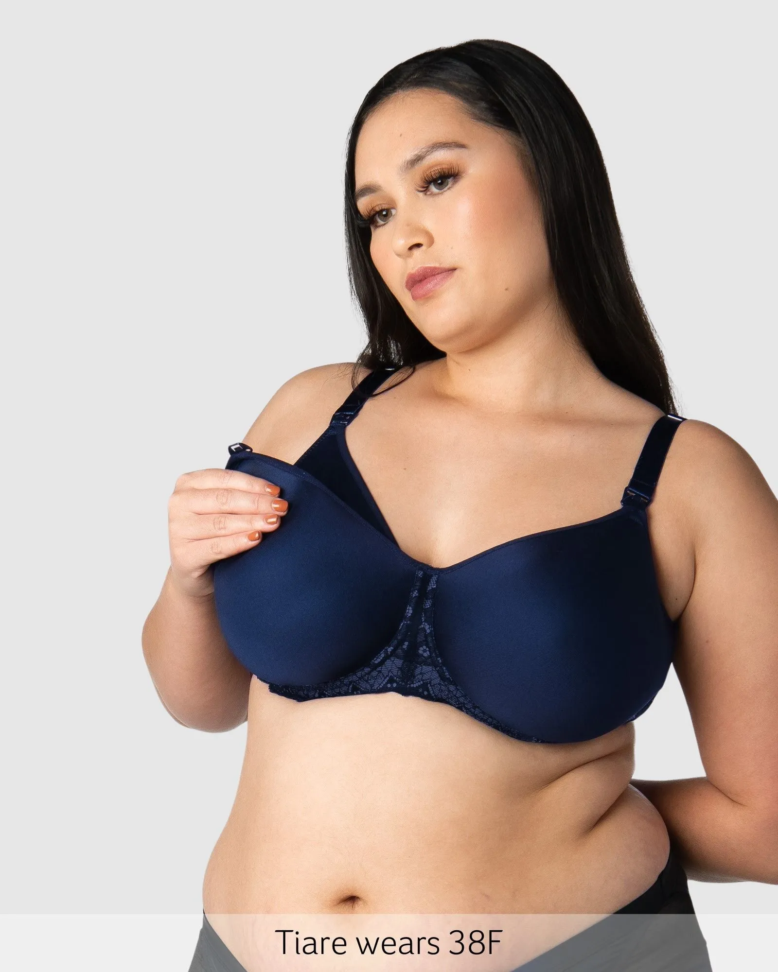OBSESSION NAVY CONTOUR NURSING BRA