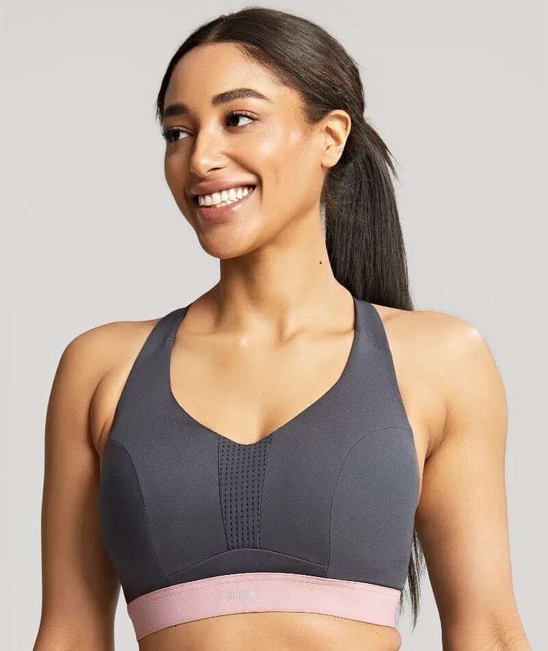 Panache Sport Endurance Ultra Perform Non Padded Underwire Sports Bra - Charcoal