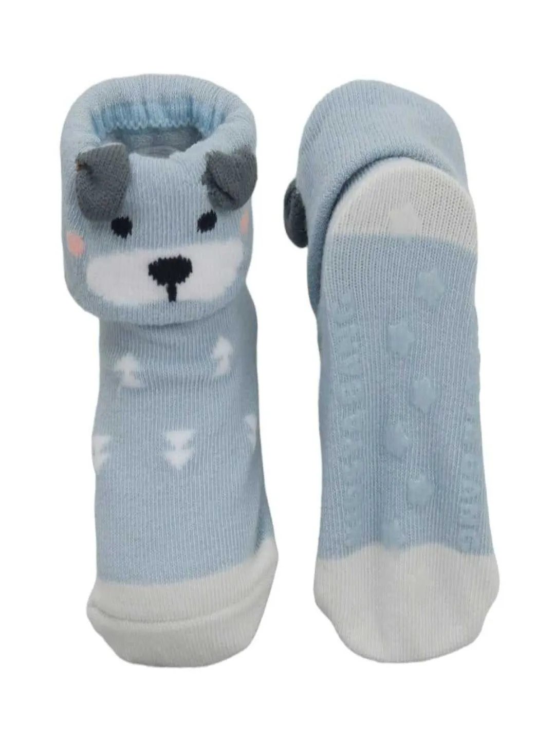 Paw Steps - Soft Animal-Themed Anti-skid Socks for Baby Boys