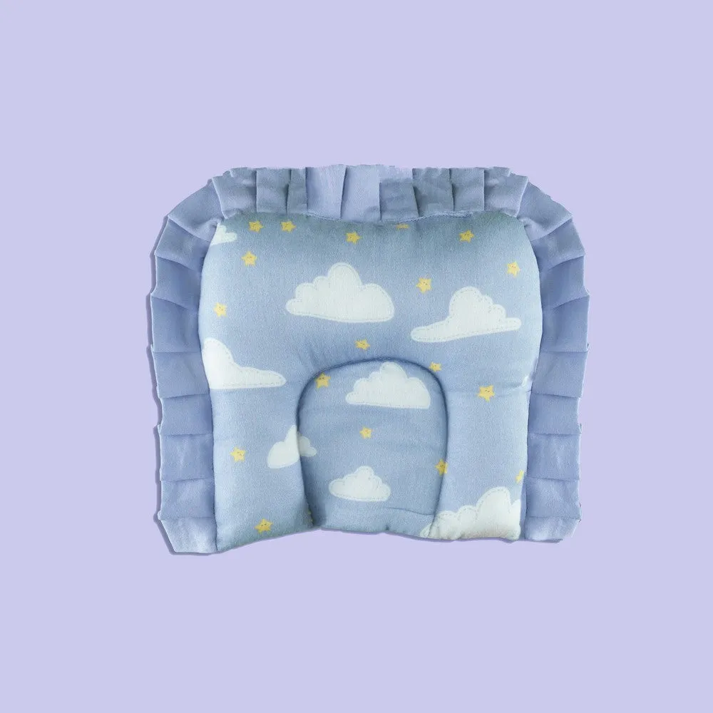 Purple Clouds Organic U-Pillow