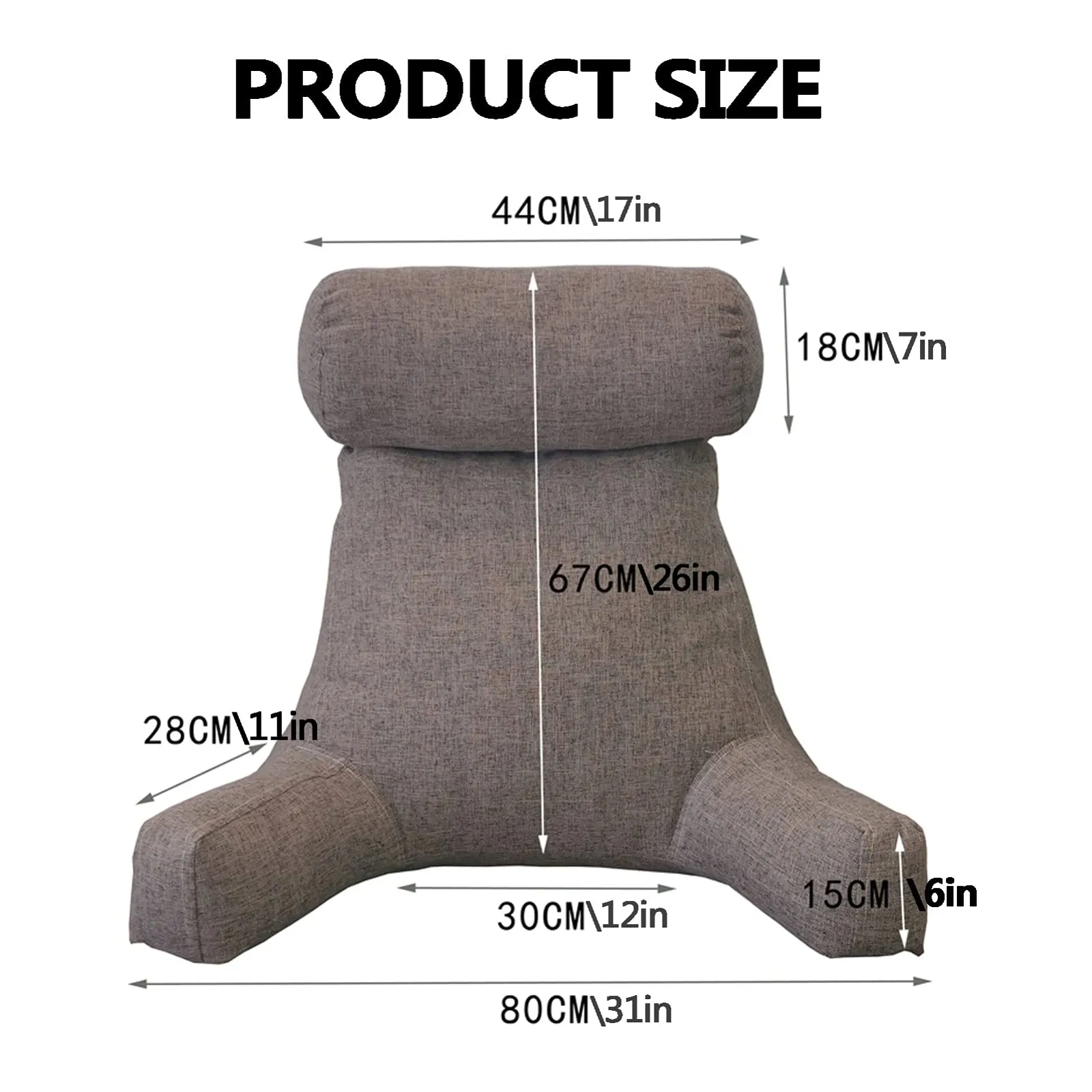 Reading Pillow for Bed Back Support Pillows for Sitting in Bed
