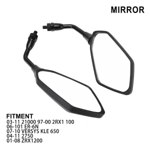 Rear View Mirrors For KAWASAKI