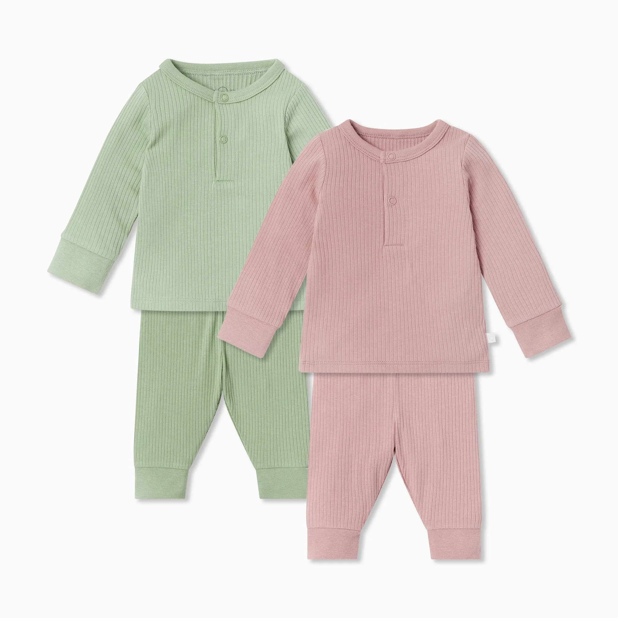 Ribbed Pajama Set 2 Pack
