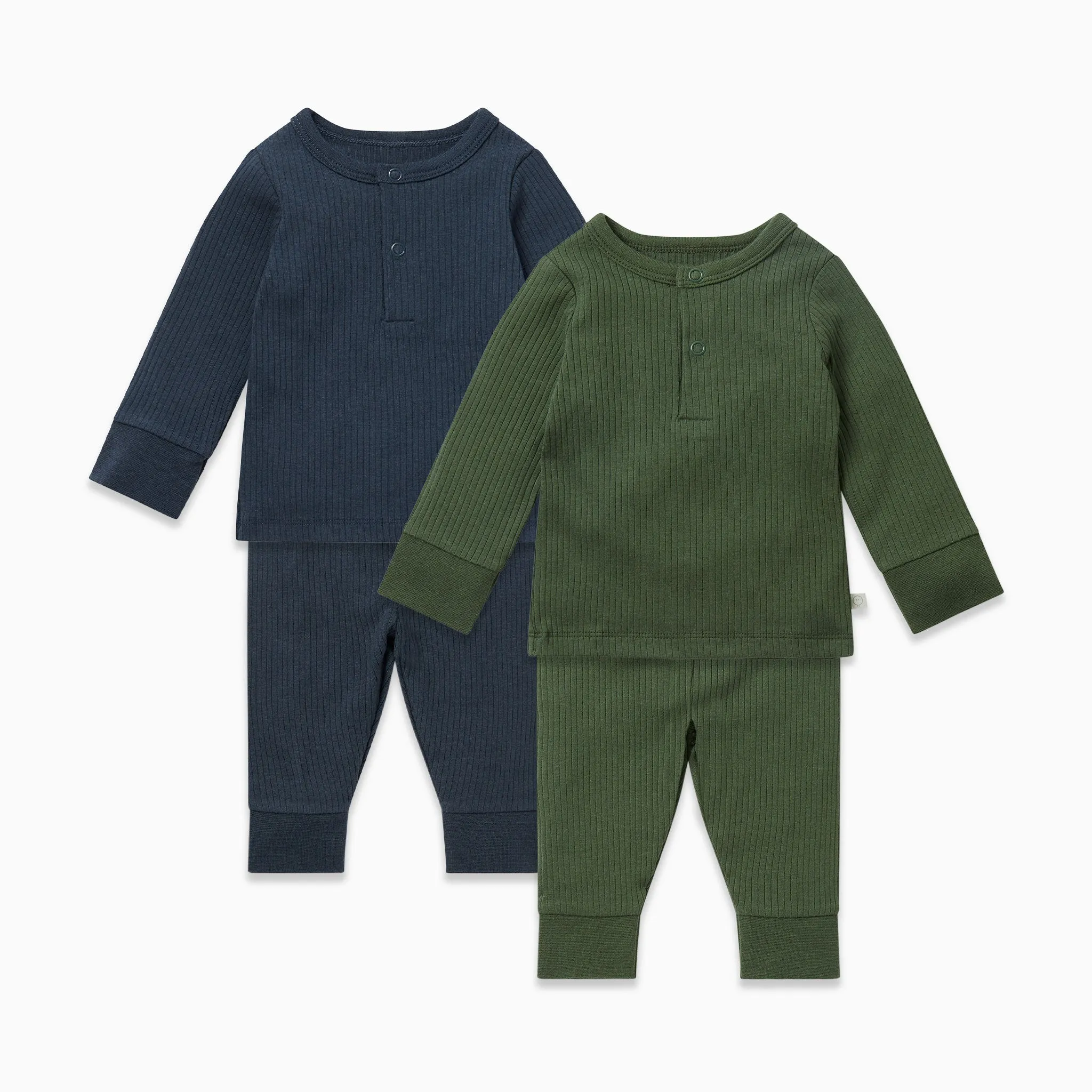 Ribbed Pajama Set 2 Pack